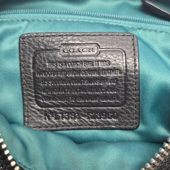 Authentic Coach Black Pebbled Leather Small Avery Hobo Bag S23960 - Picture 6 of 7